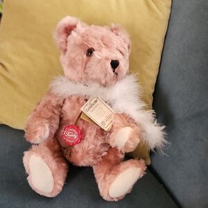 Mohair Hermann 1990 Limited Edition Rose Teddy Bear